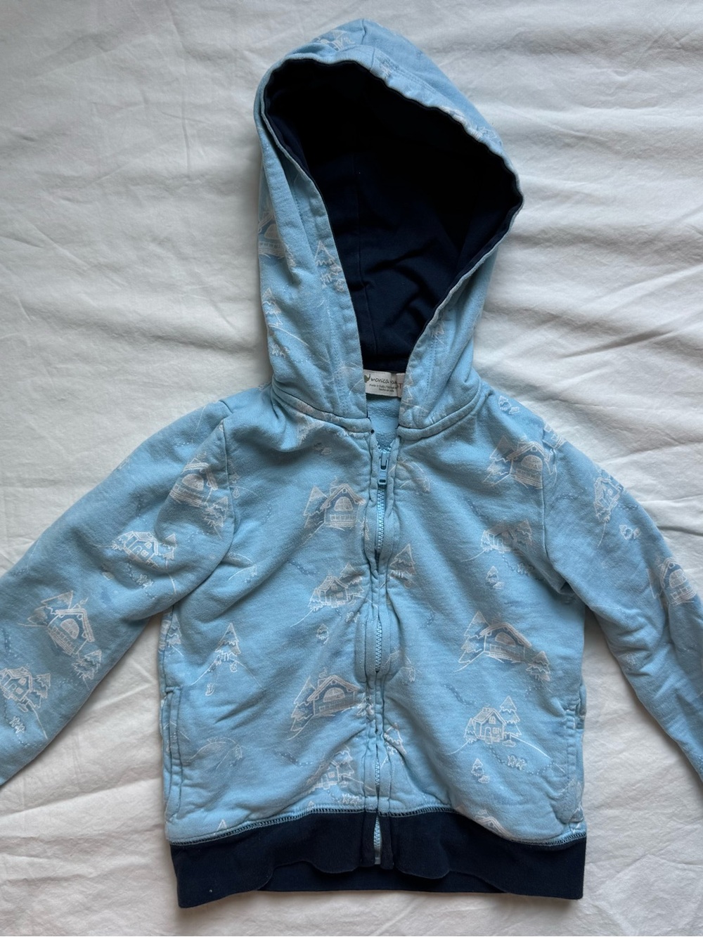 Monica + Andy Winter Cabin Toddler Zip-Up Hoodie Sweatshirt